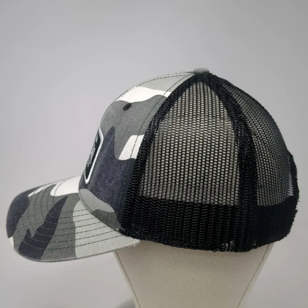 TaylorMade Trucker Hat Gray Camo One Size Original 1979 Mesh Snapback Golf Patch